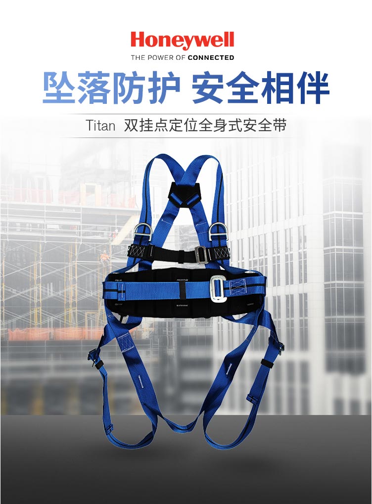 霍尼韋爾 1011894A 雙掛點全身安全帶
