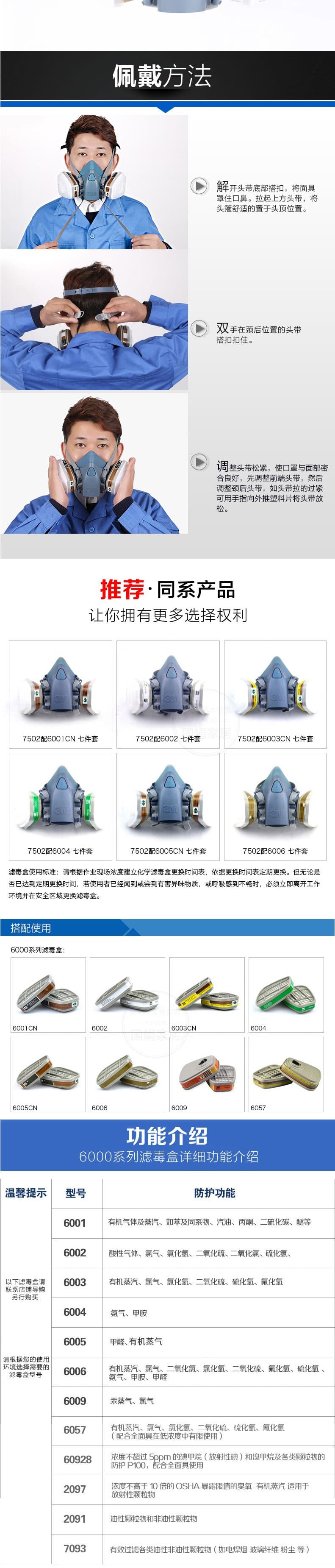 3M 7502 硅膠半面型防護面罩--廣州防毒面具供應(yīng)商